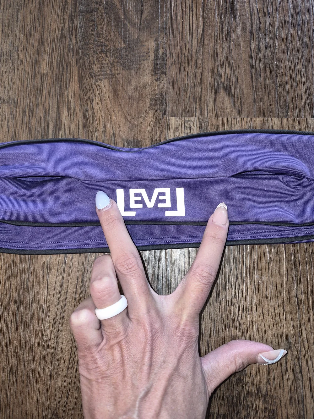 LEVEL Purple FlipBelt Classic Running Belt Womans Sz XS
